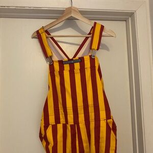 Game day Bibs garnet and gold Overalls
